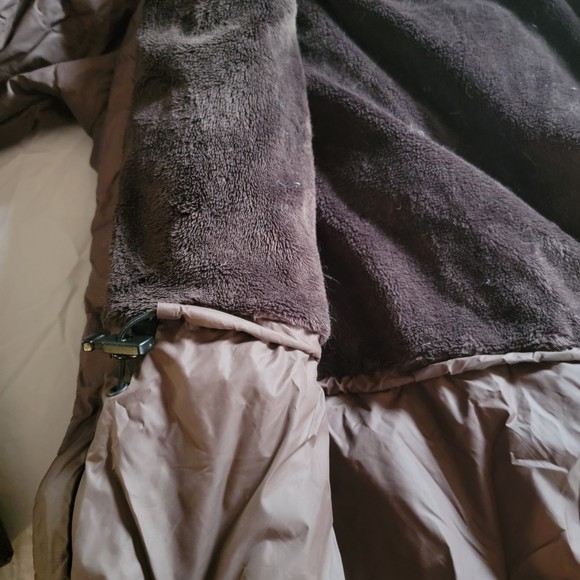 Mountain Hard Wear Brown Long Trench Down Puffer Coat - XS - Picture 9 of 11